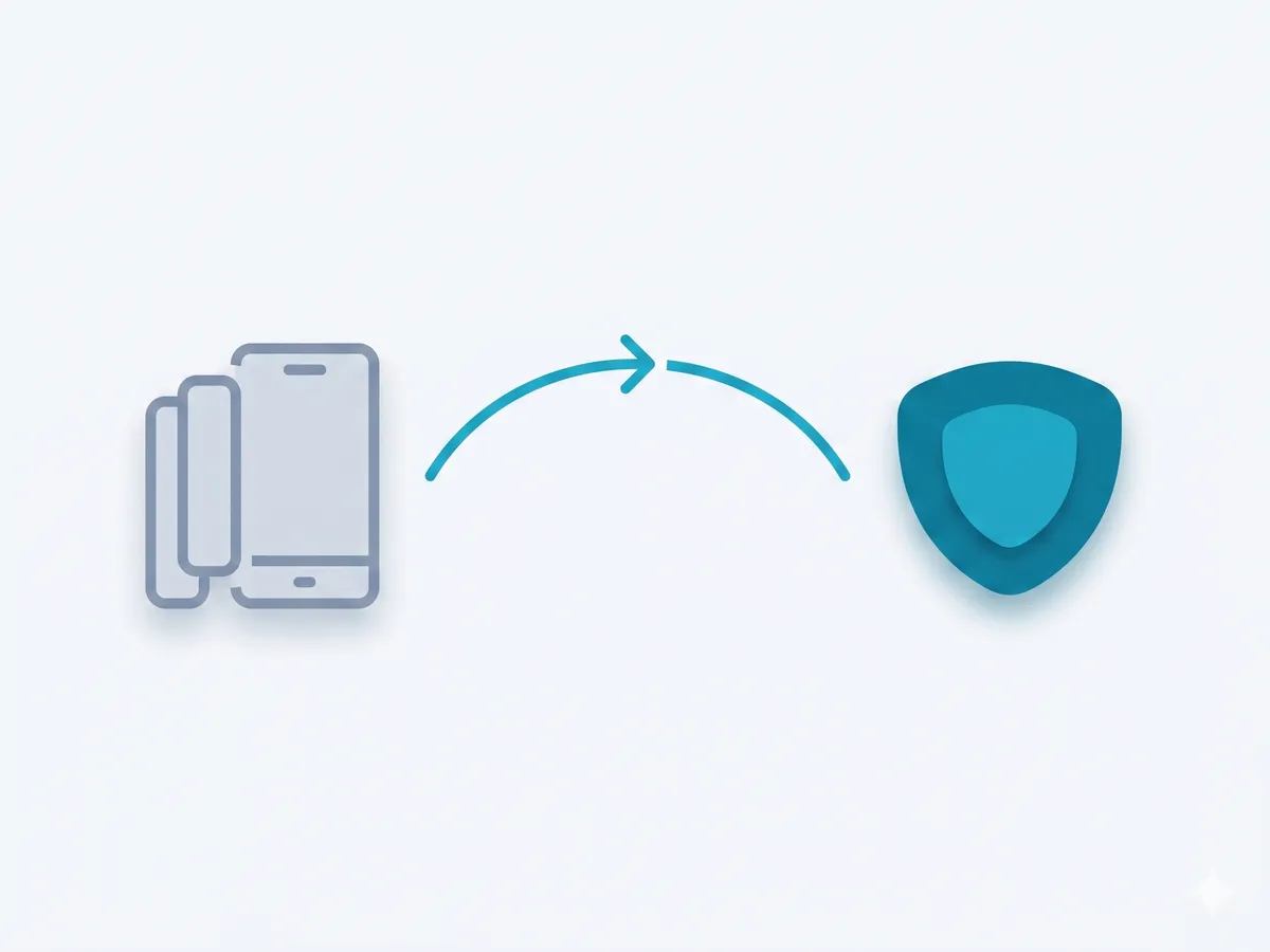 Sign up and pick a trial number. — illustration